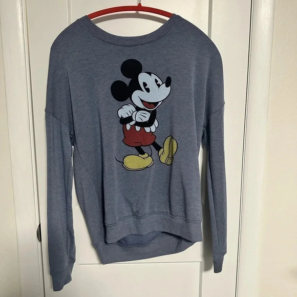 Disney Tops - 🏰 Official Lightweight Disney Mickey Sweatshirt Large 🏰‎